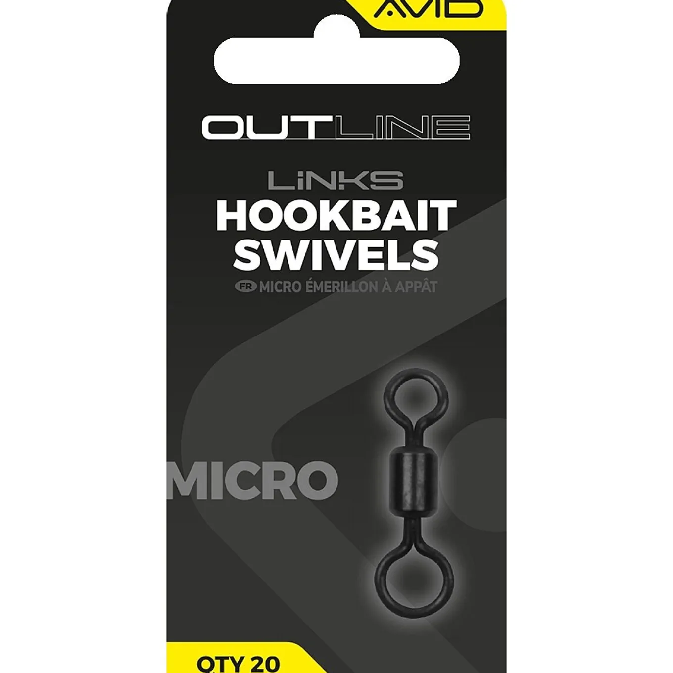 Avid Outline Mirco Hookbait Swivel #17