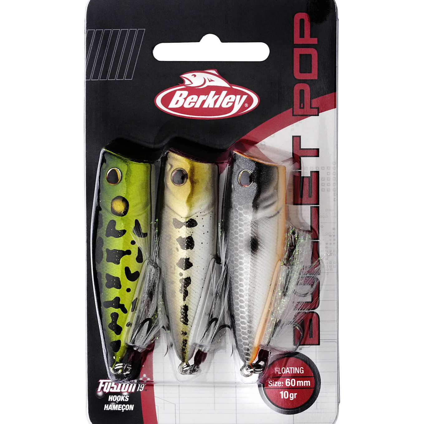 Berkley Bullet Pop Oppervlakte Aas 3 Pack