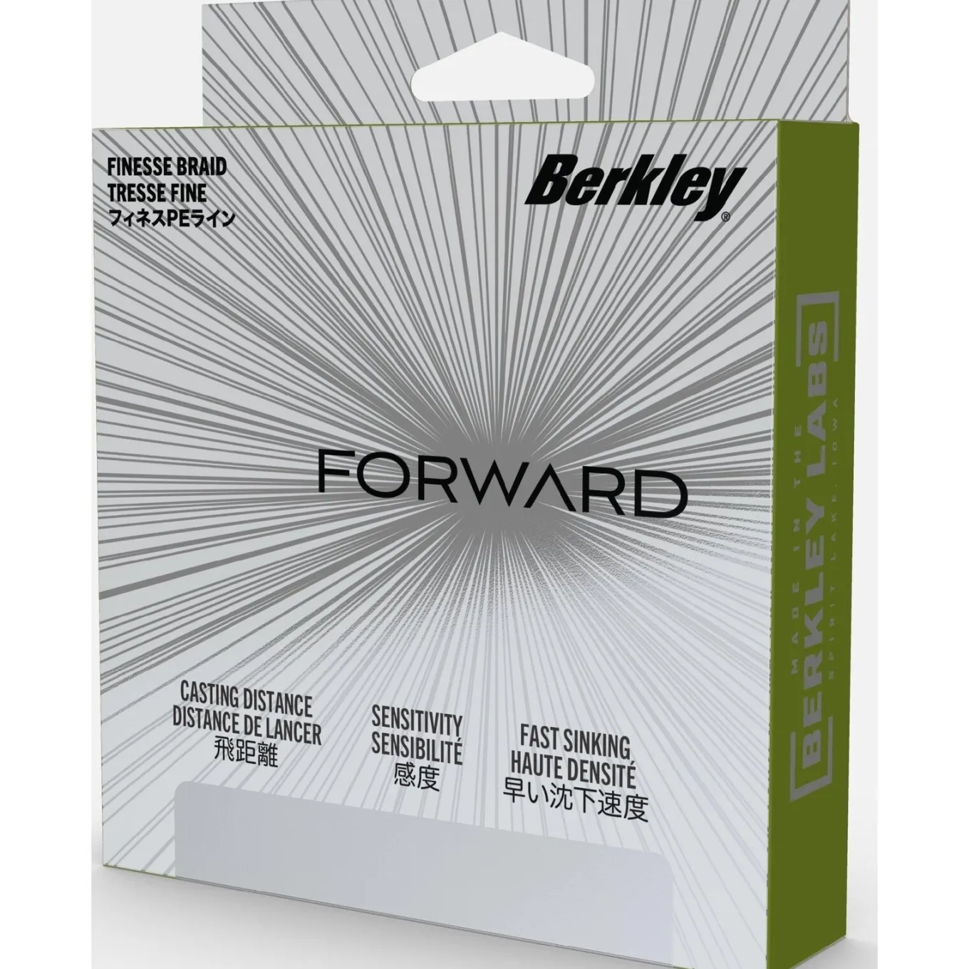 Berkley Forward Finesse Braid Low Vis Green