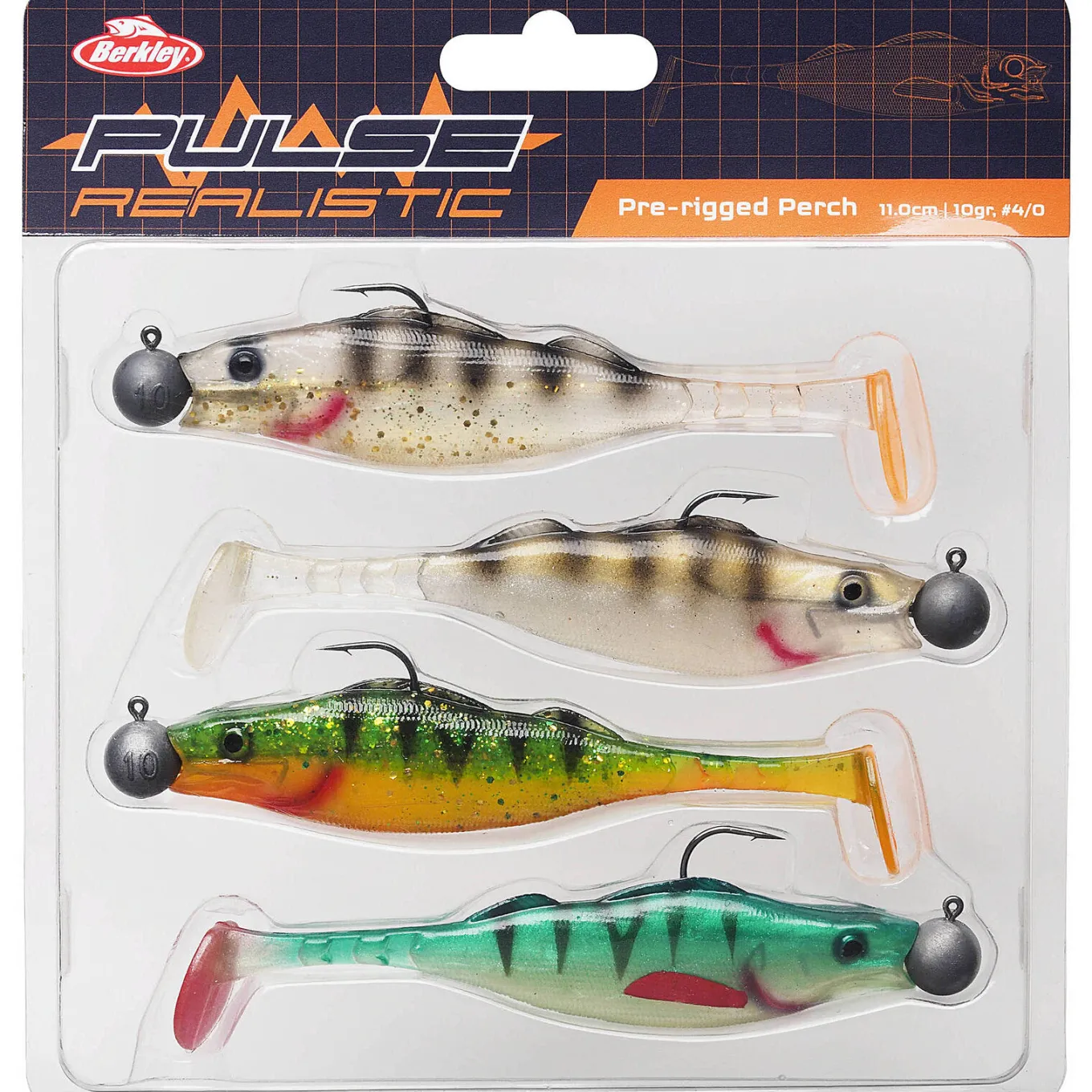 Berkley Pulse Realistic Perch Prerigged