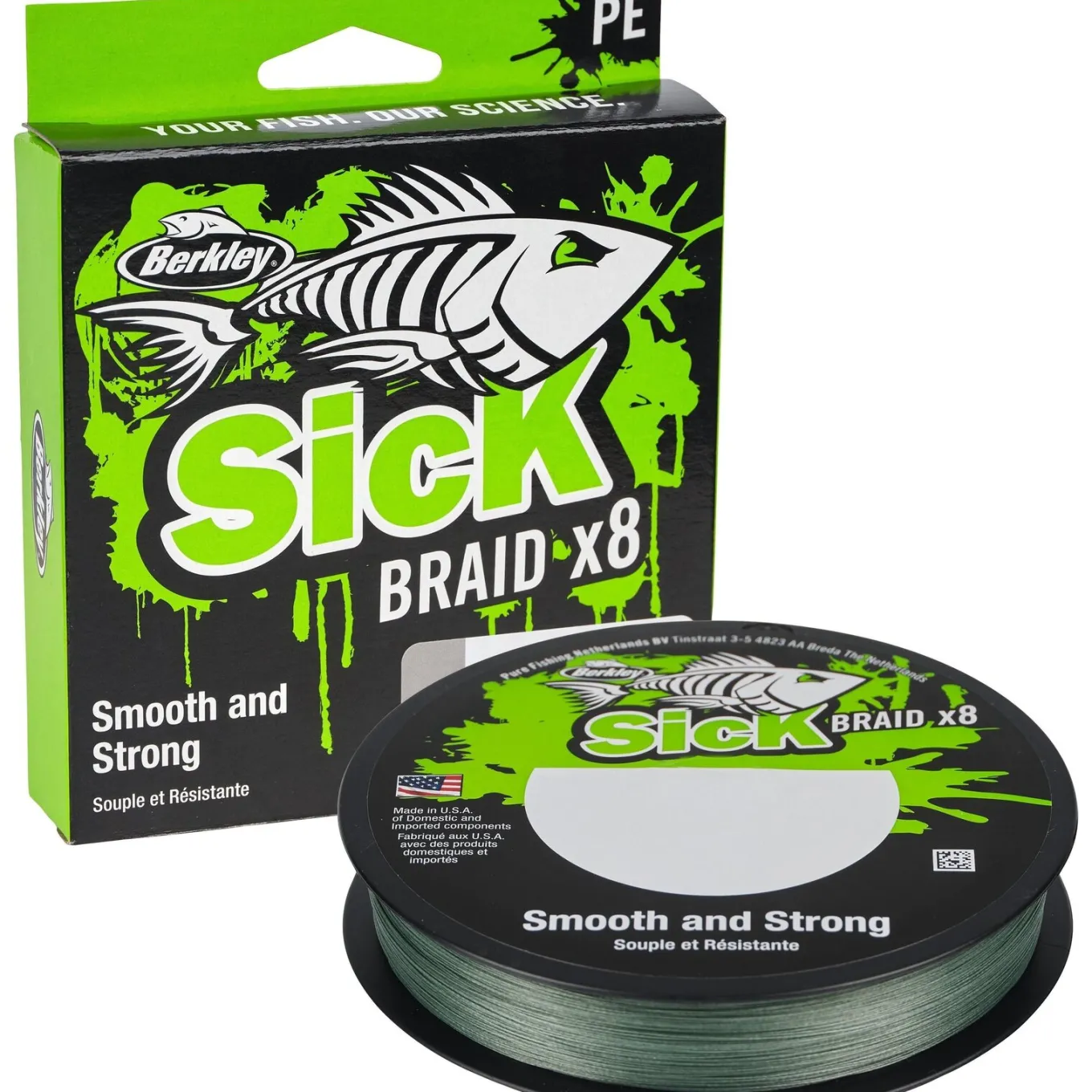 Berkley Sick Braid 8 Moss Green