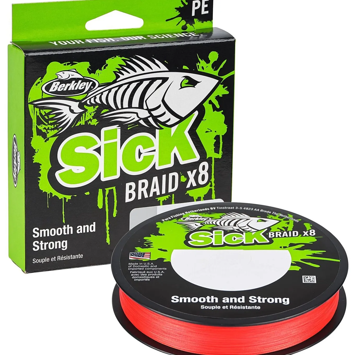 Berkley Sick Braid 8 Red