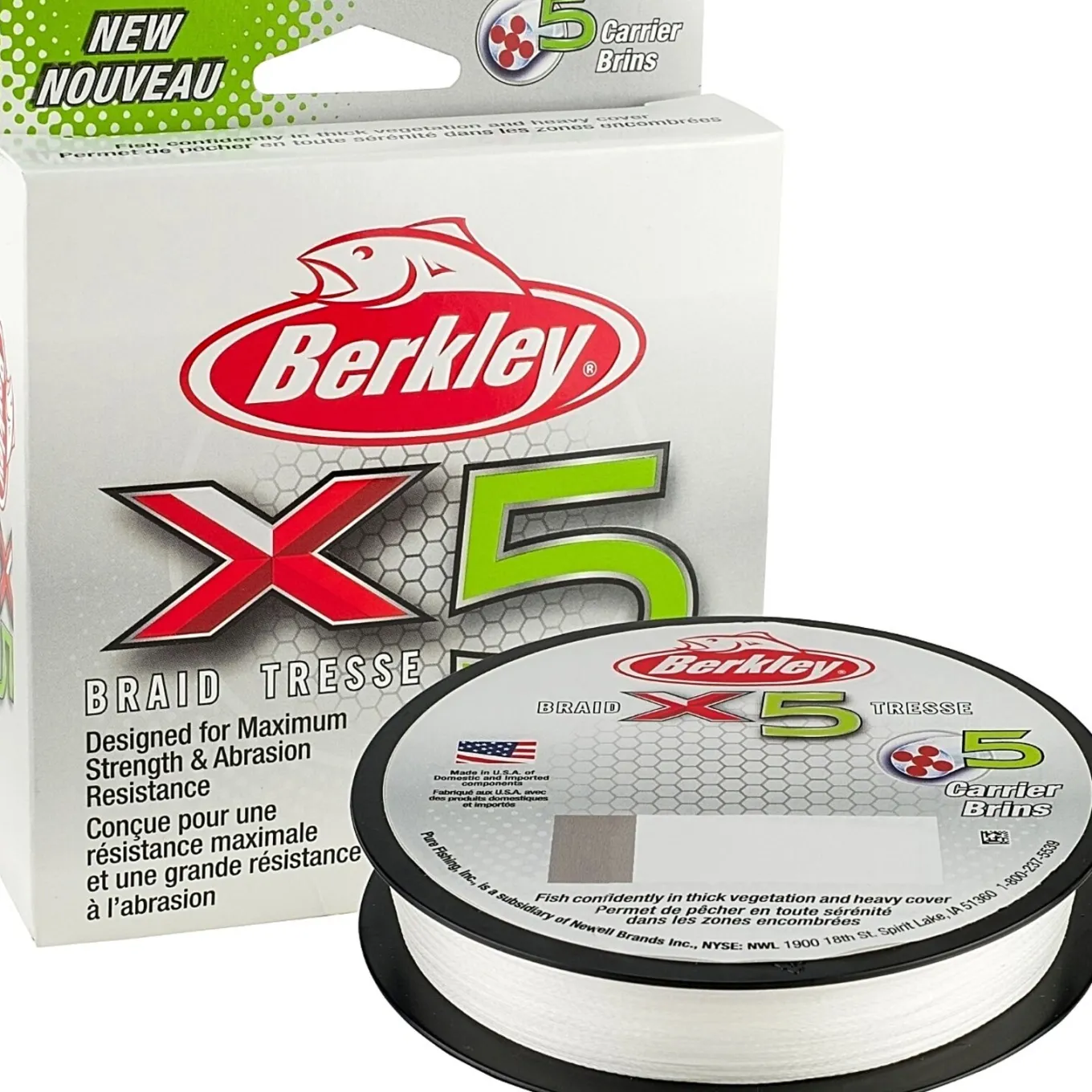 Berkley X5 Braid Crystal 150m 0.12mm