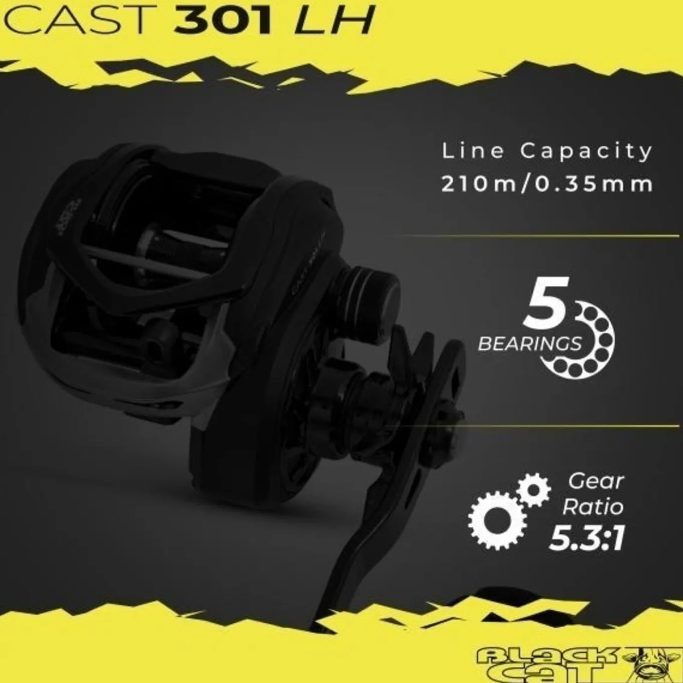 Black Cat Cast 301 LH
