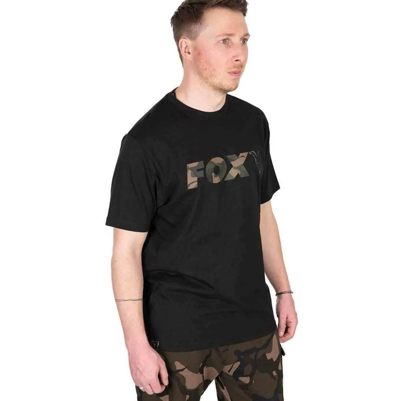 Fox Black / Camo Logo T-Shirt
