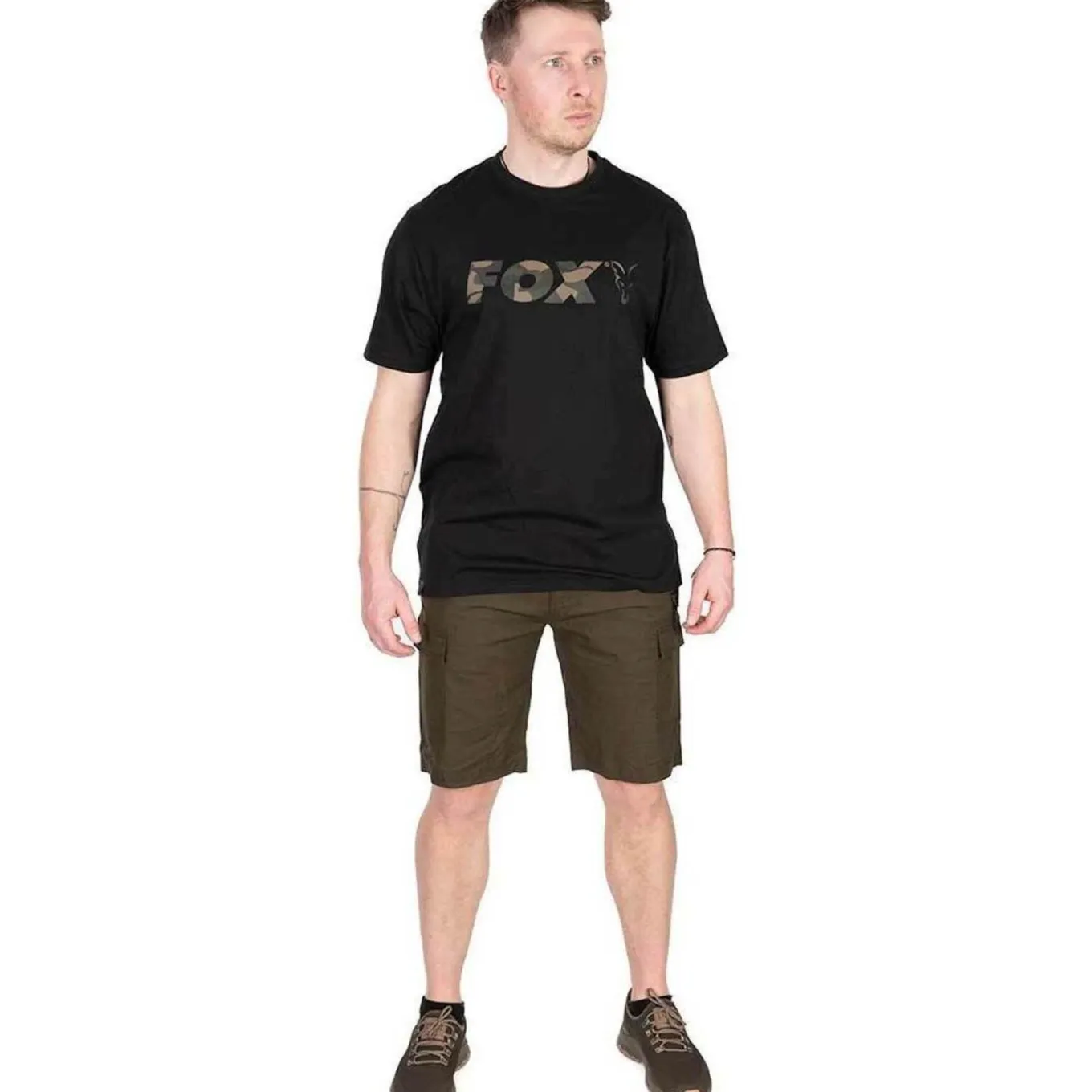 Fox Black / Camo Logo T-Shirt