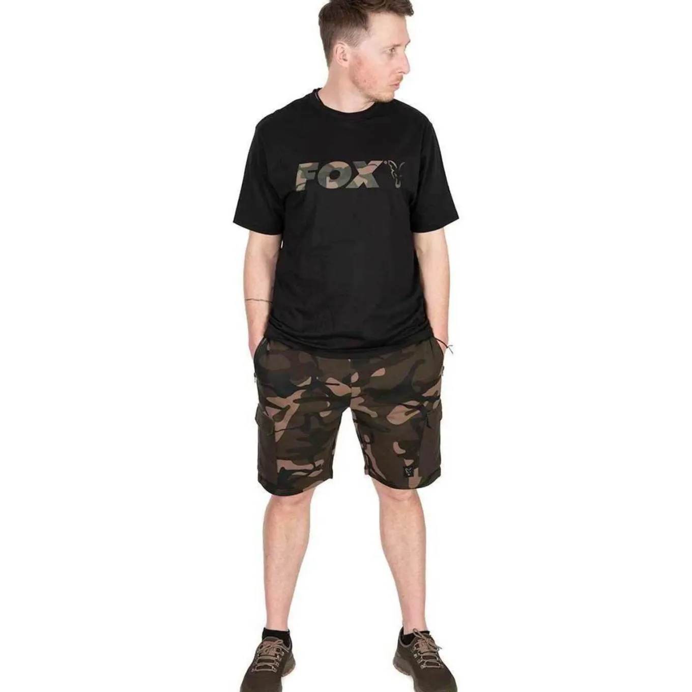 Fox Black / Camo Logo T-Shirt