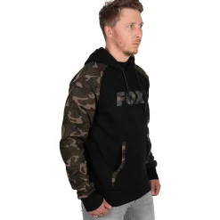 Fox Black Camo Raglan Hoodie Xxxl