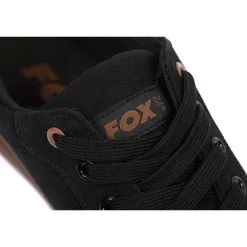 Fox Black Canvas Shoe