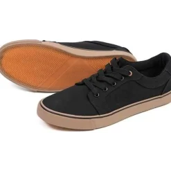 Fox Black Canvas Shoe