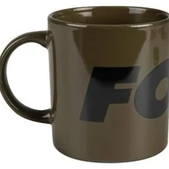 Fox Ceramic Mug Green and Black Logo