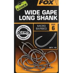 Fox Edges Armapoint Wide Gape Long Shank Hooks