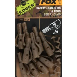 Fox Edges Camo Lead Clip + Pegs Size 7