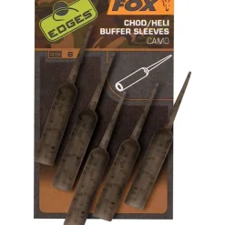 Fox Edges Camo Naked Chod/Heli Buffer Sleeves x6