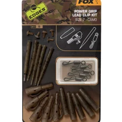 Fox Edges Camo Power Grip Lead Clip kit Size 7