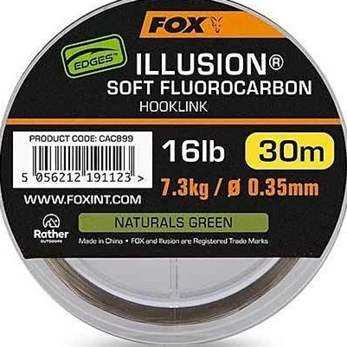 Fox Edges Illusion Soft Fluorocarbon Hooklink