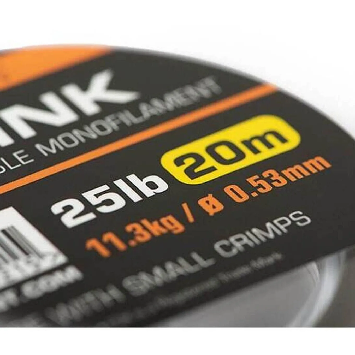Fox Edges Link Crimpable Monofilament 0.64mm 20m Trans Khaki