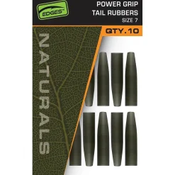 Fox Edges Naturals Power Grip tail rubbers size 7x 10