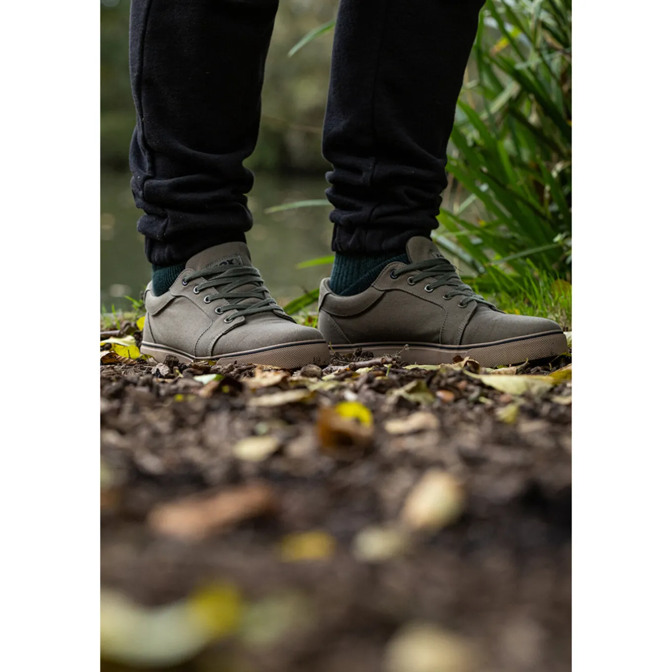 Fox Khaki Canvas Shoe