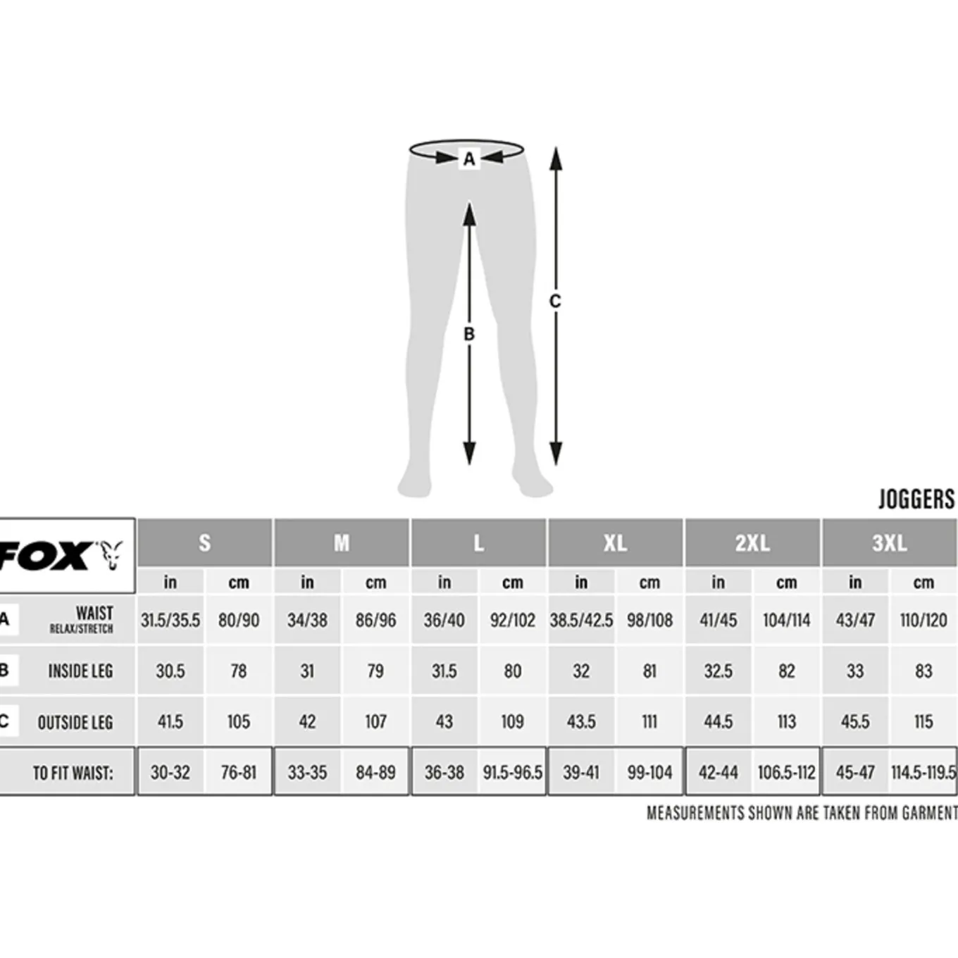 Fox LW Khaki joggers