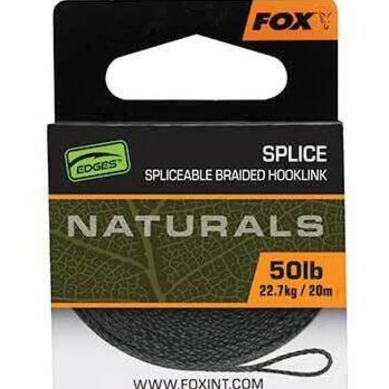 Fox Naturals Splice Hooklength 50lb 20m