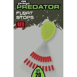 Fox Rage Predator Float Stops Red 20pcs