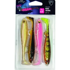 Fox Rage Slick Shad Mixed Colours UV