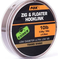 Fox Zig and Floater Hooklink Trans Khaki