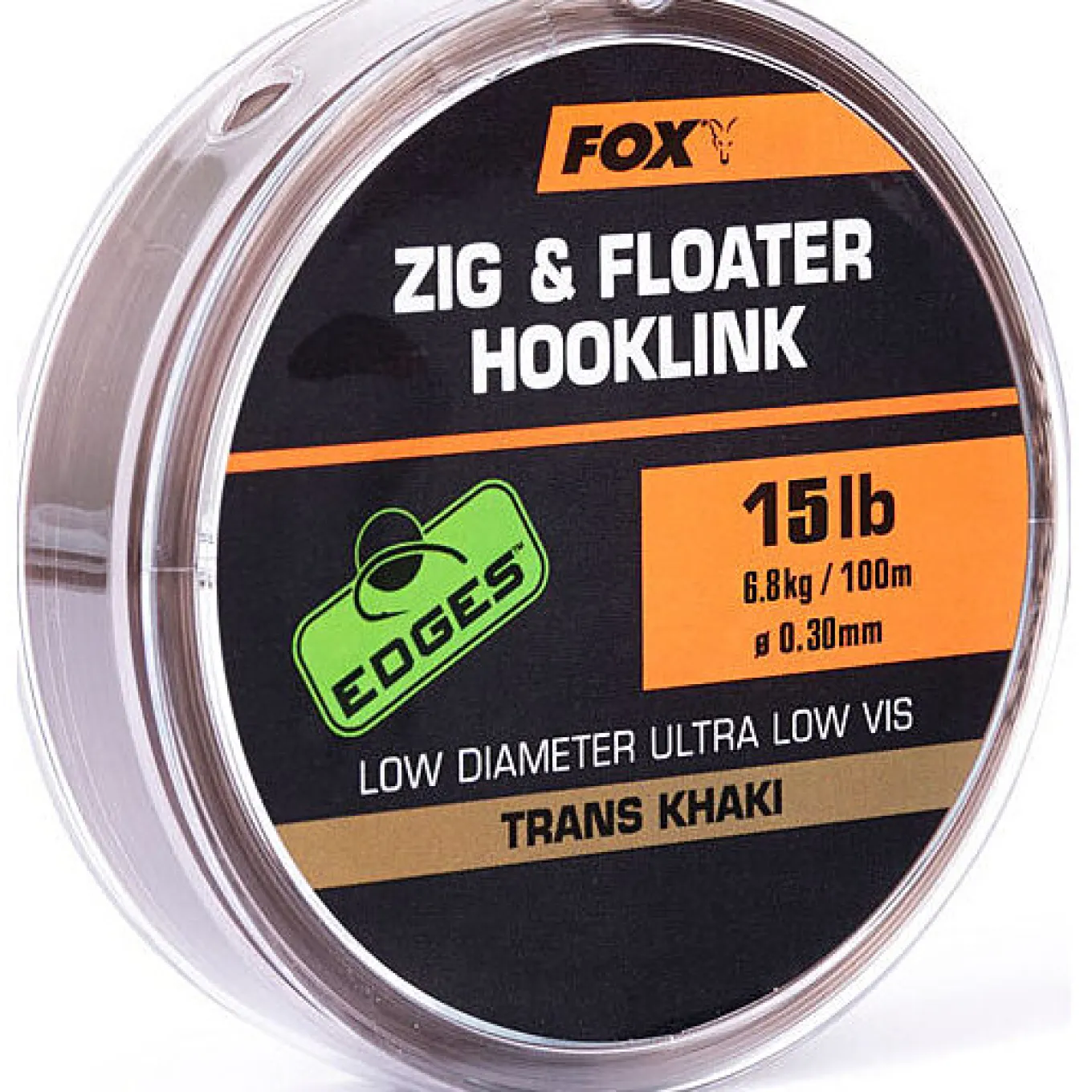 Fox Zig and Floater Hooklink Trans Khaki