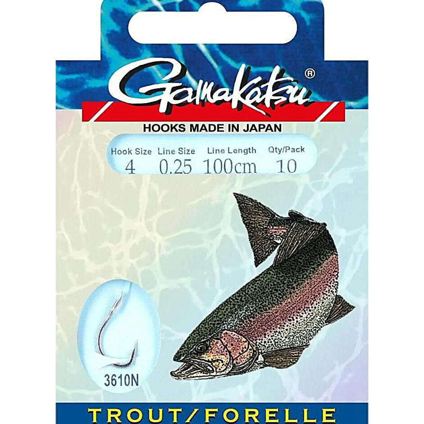 Gamakatsu BKD LS-3610N Forel Onderlijn