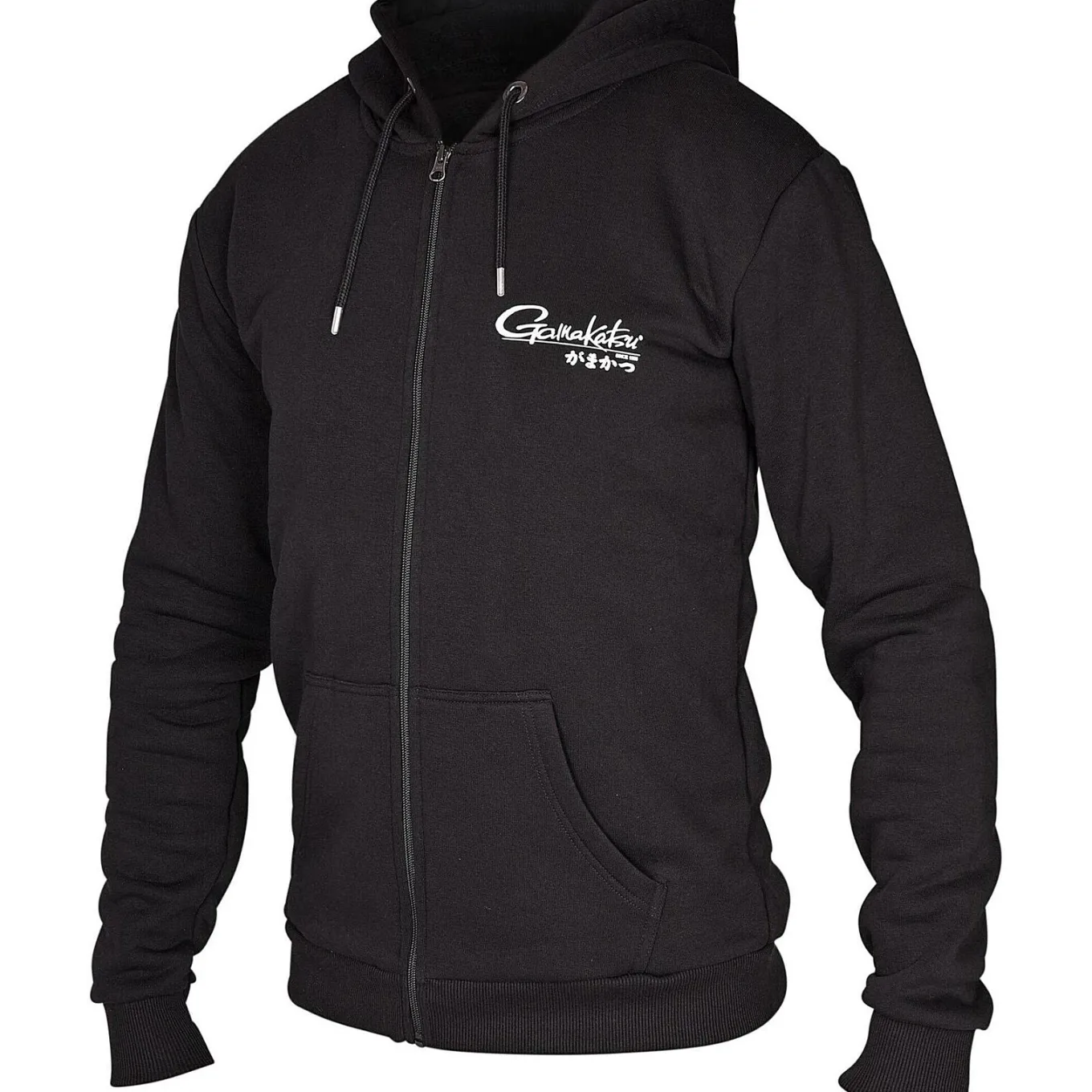 Gamakatsu Hoodie Classic JP Zipped Black