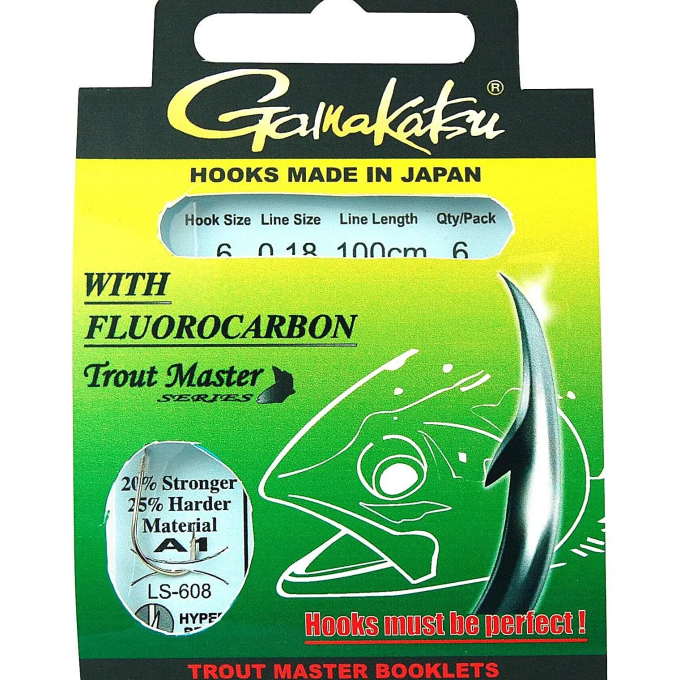 Gamakatsu TM LS-608N Forel Onderlijn FC