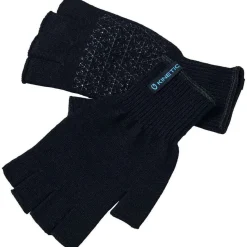 Kinetic Merino Wool Half Finger Glove One Size Black
