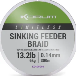Korum Limitless Sinking Feeder Braid 0.14mm