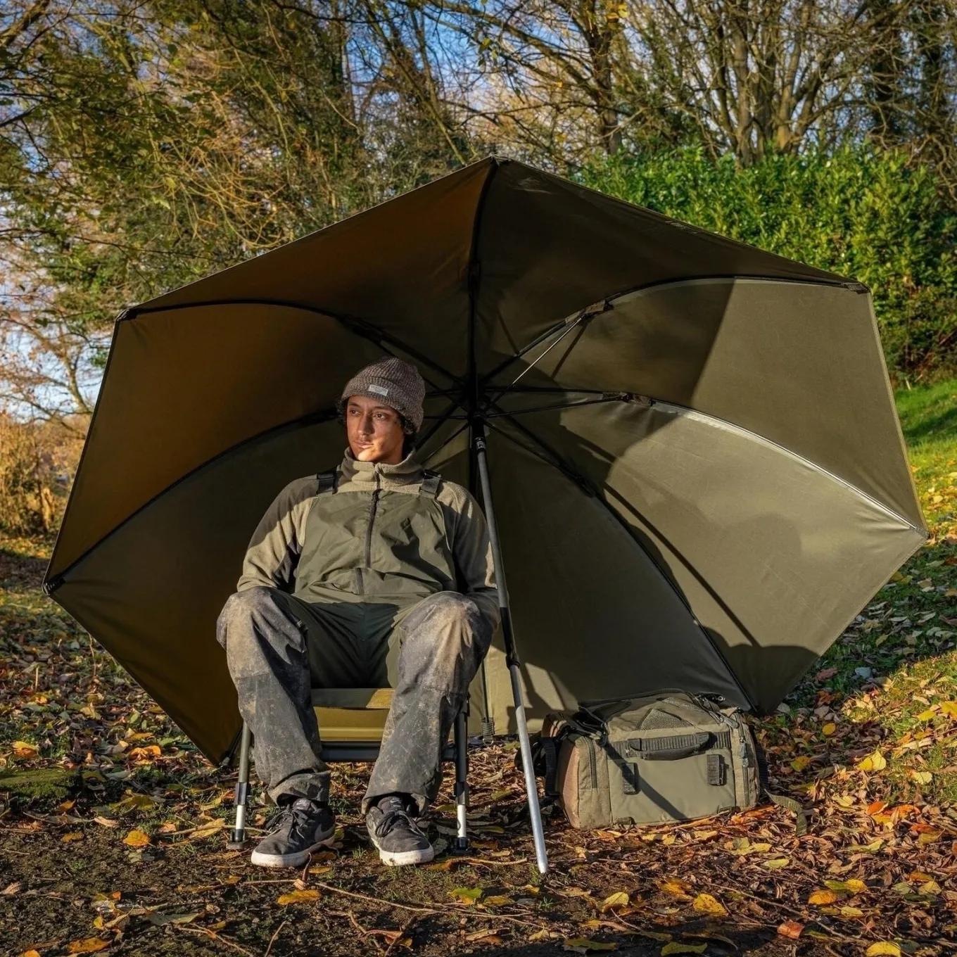 Korum Progress Graphite Brolly