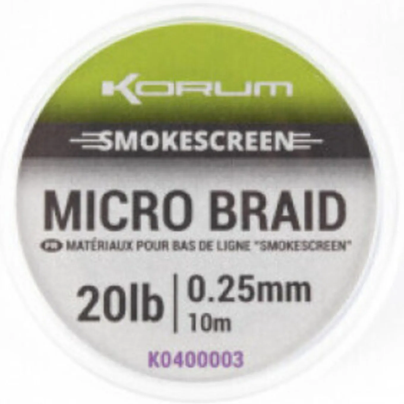 Korum Smokescreen Micro Braid 0.20mm 10m
