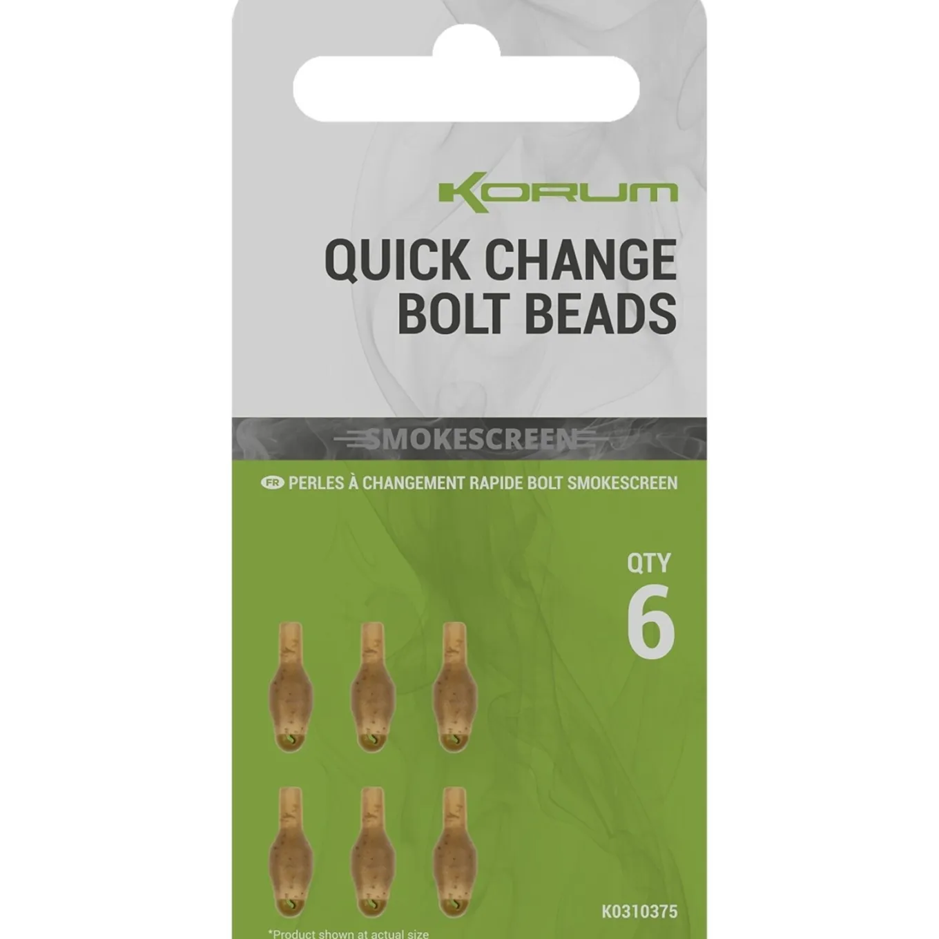 Korum Smokescreen Quick Change Bolt Beads