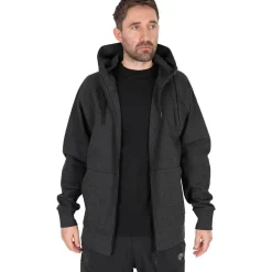 Matrix Charcoal Marl Zip Hoody