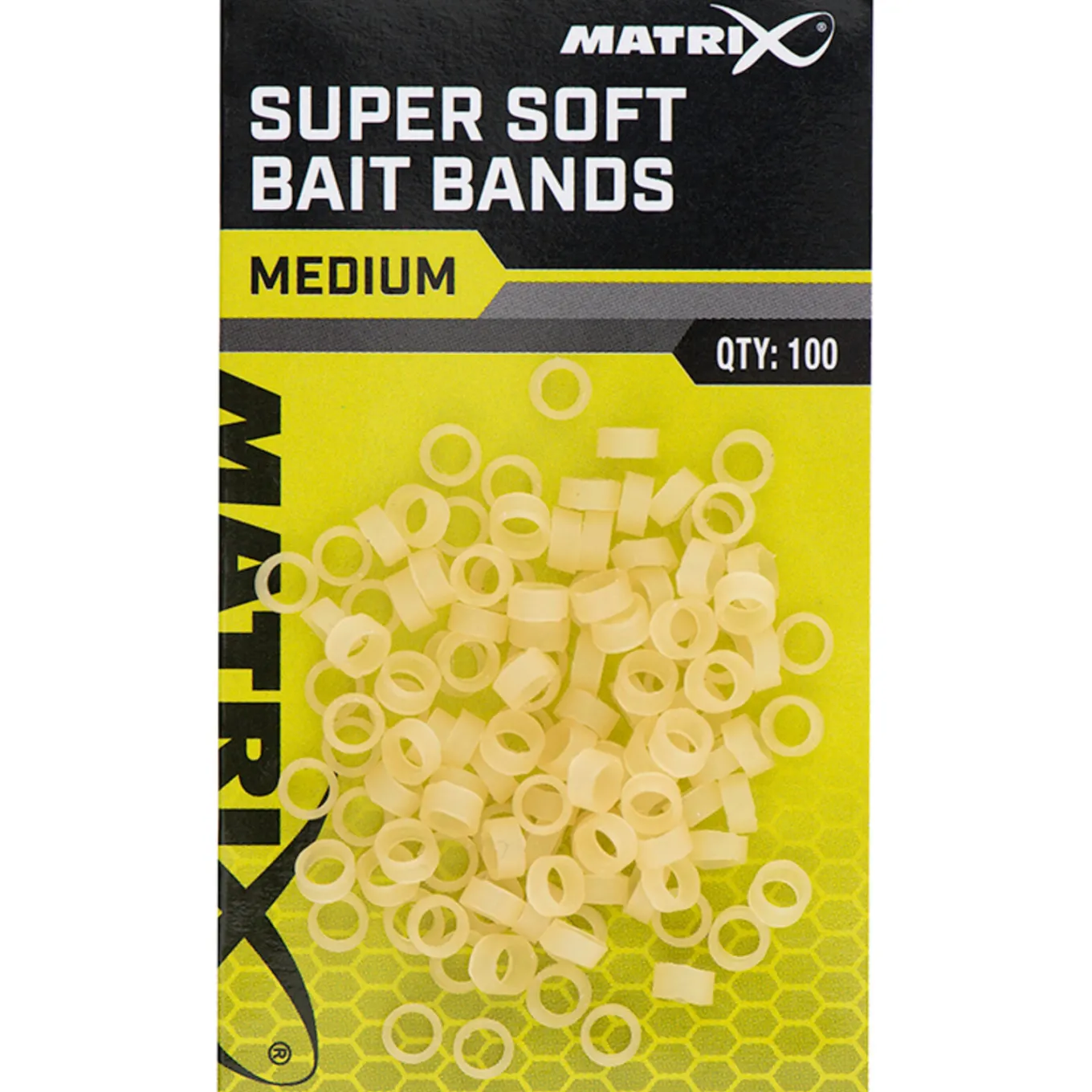 Matrix Super Soft Bait Bands Medium 100pcs