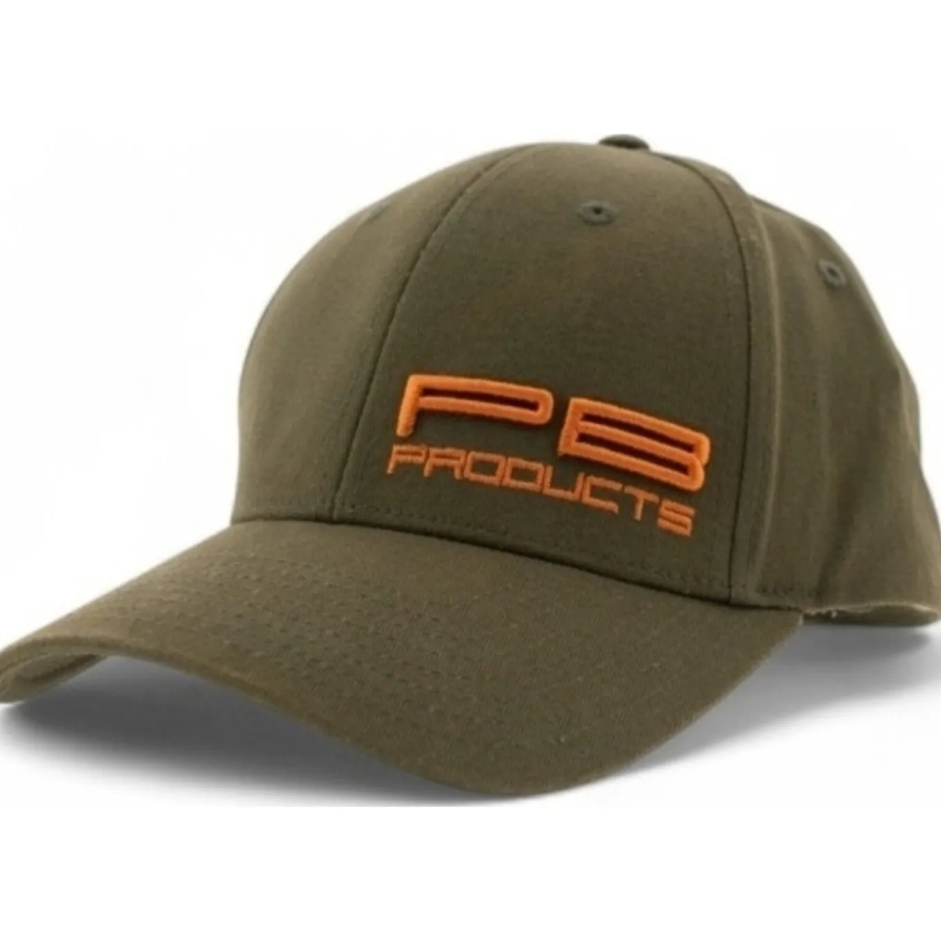 PB Products Baseball Cap Green - Orange logo