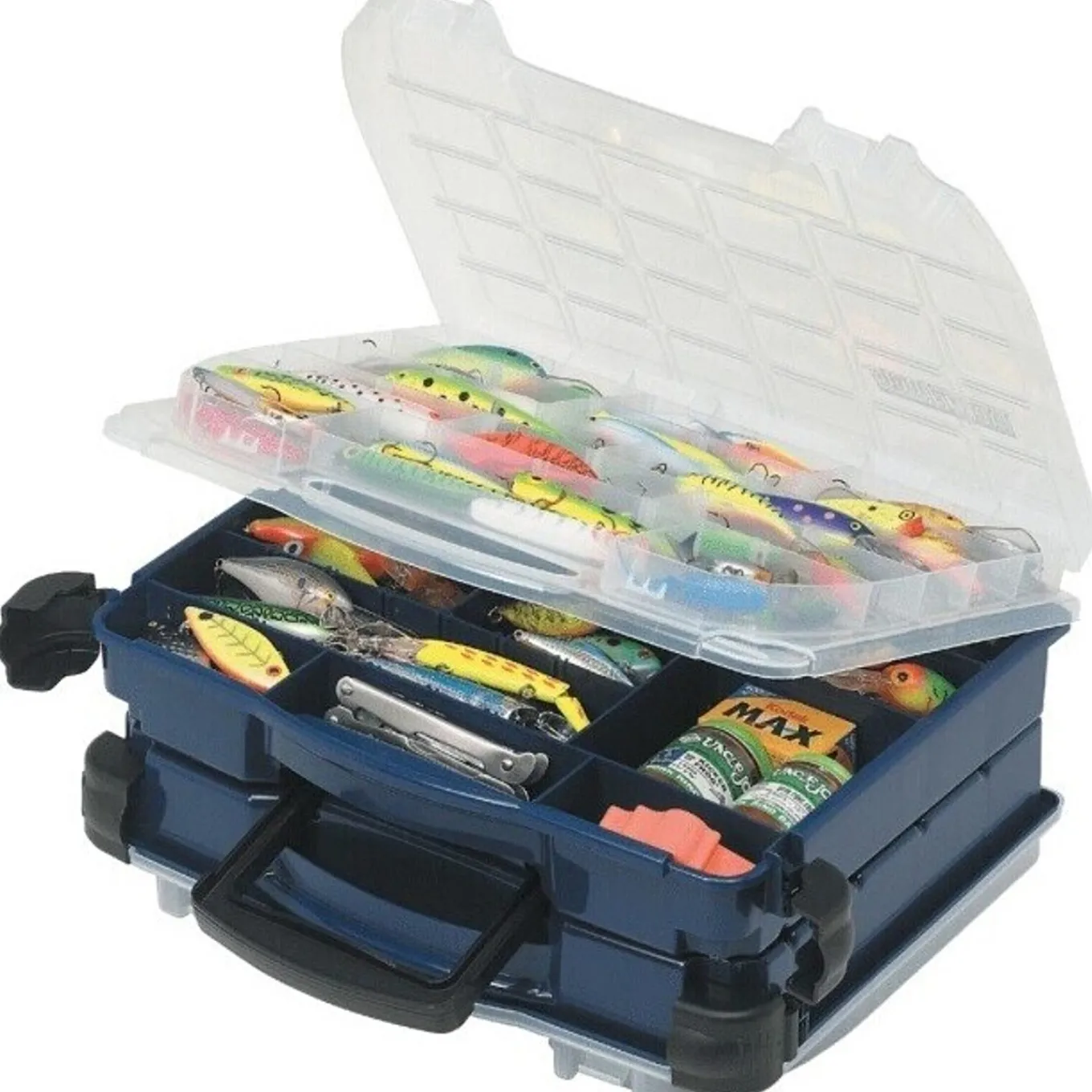Plano Lockjaw Satchel Double Cover Clear - Blue