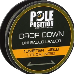 Pole Position Drop Down Unleaded Leader Silt 65lb 10m