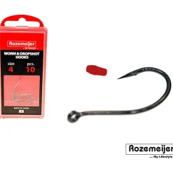 Rozemeijer Japanse Worm & Dropshot Hooks #4 10st