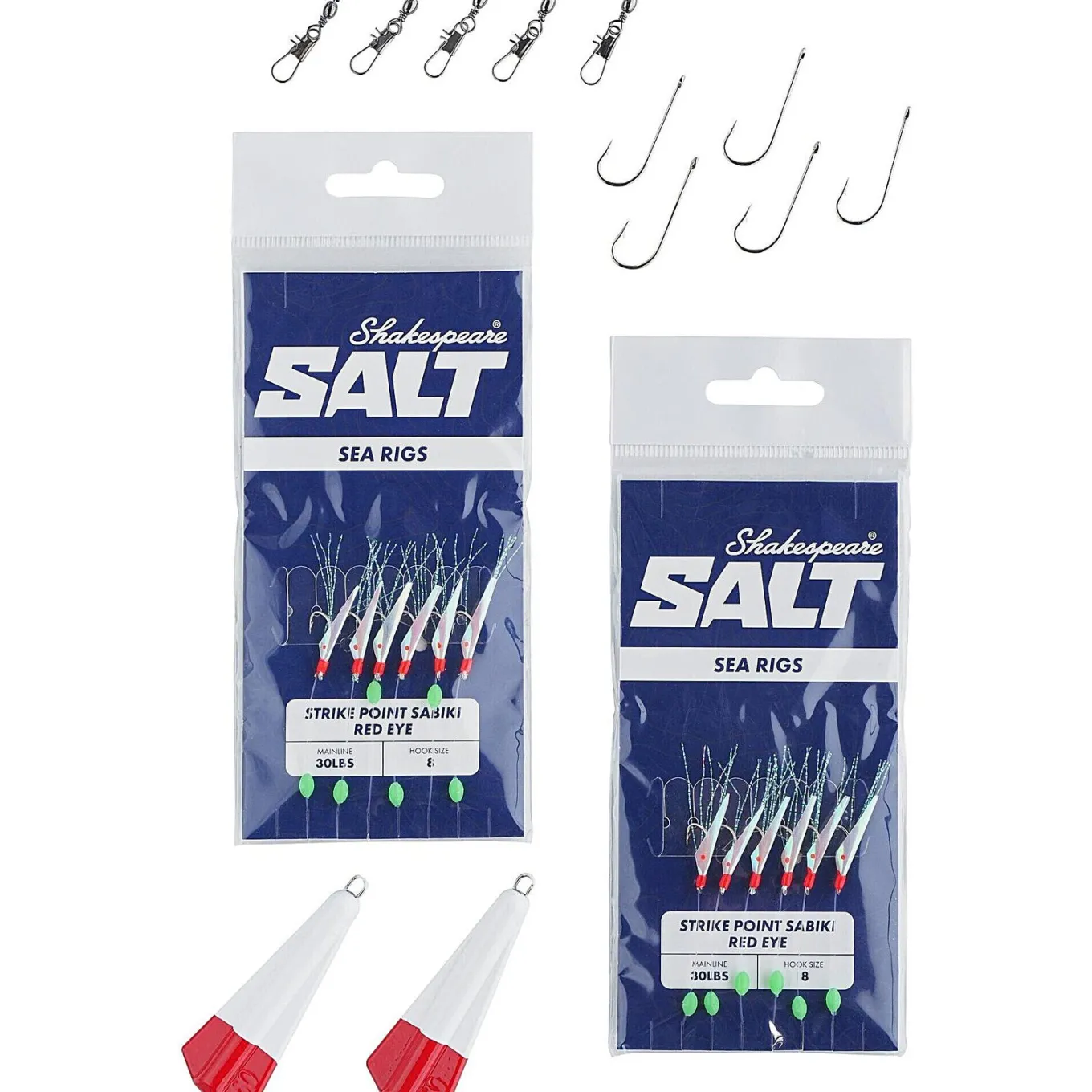 Shakespeare Salt Herring Hustler Combo Set 3.0m 0-90gr