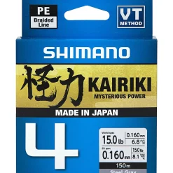 Shimano Kairiki 4 Steel Gray 300m 0.19mm