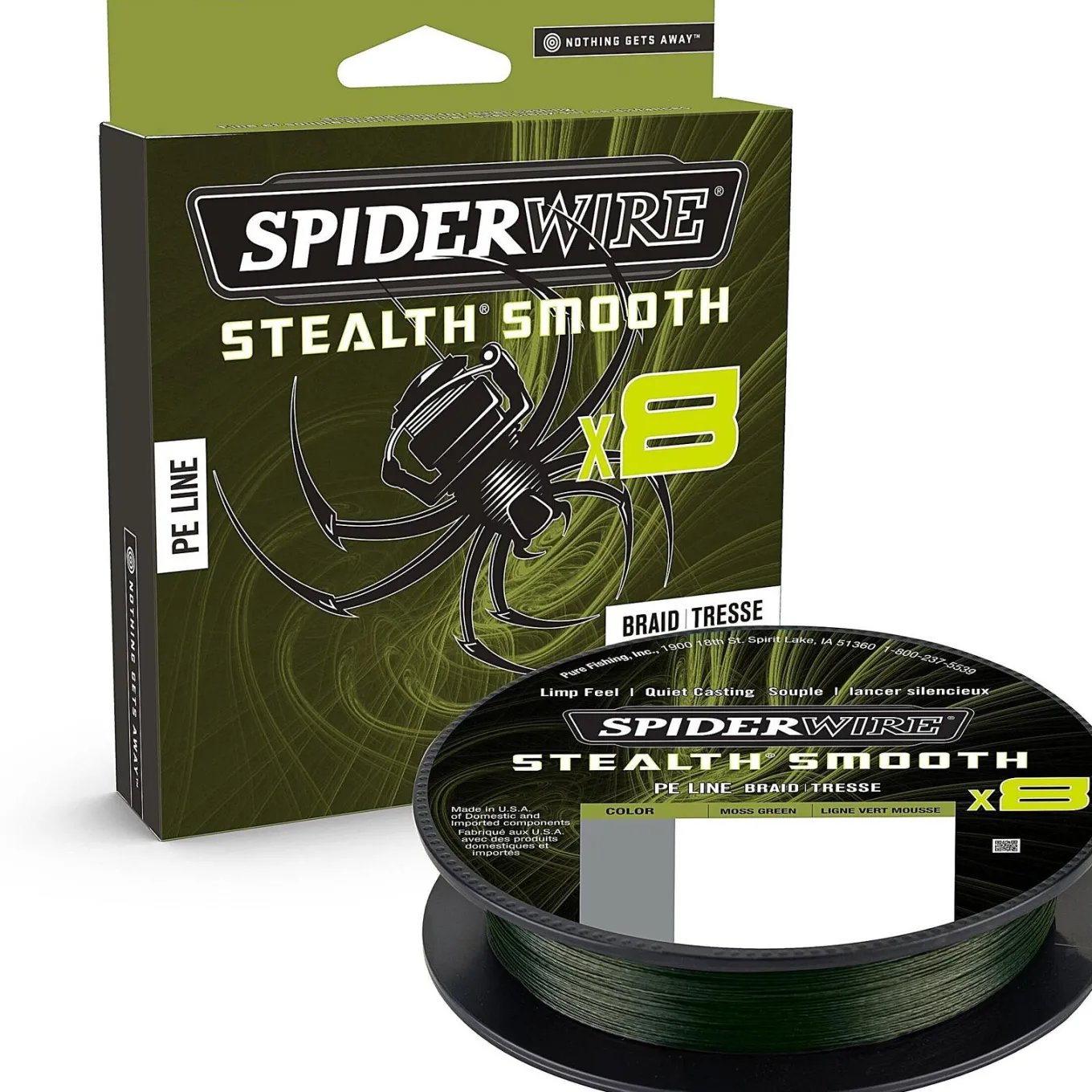 Spiderwire Stealth Smooth 8 Moss Green