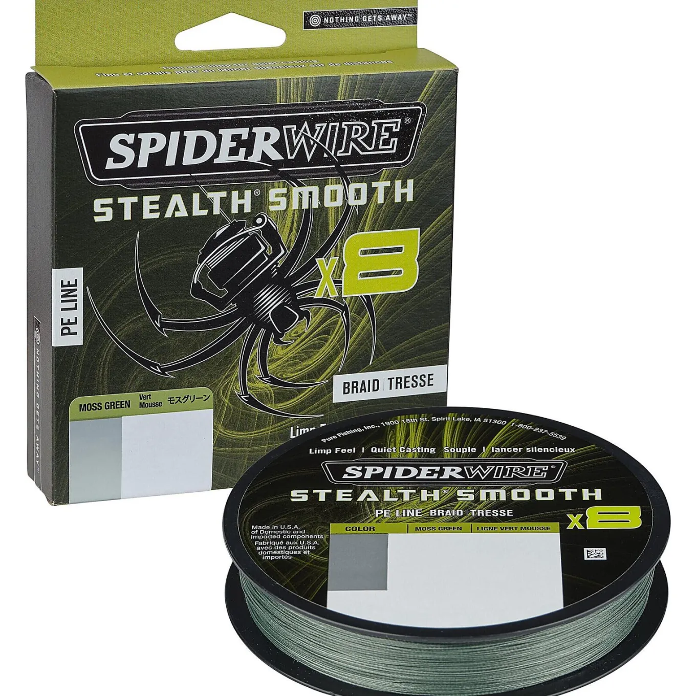 Spiderwire Stealth Smooth 8 Moss Green