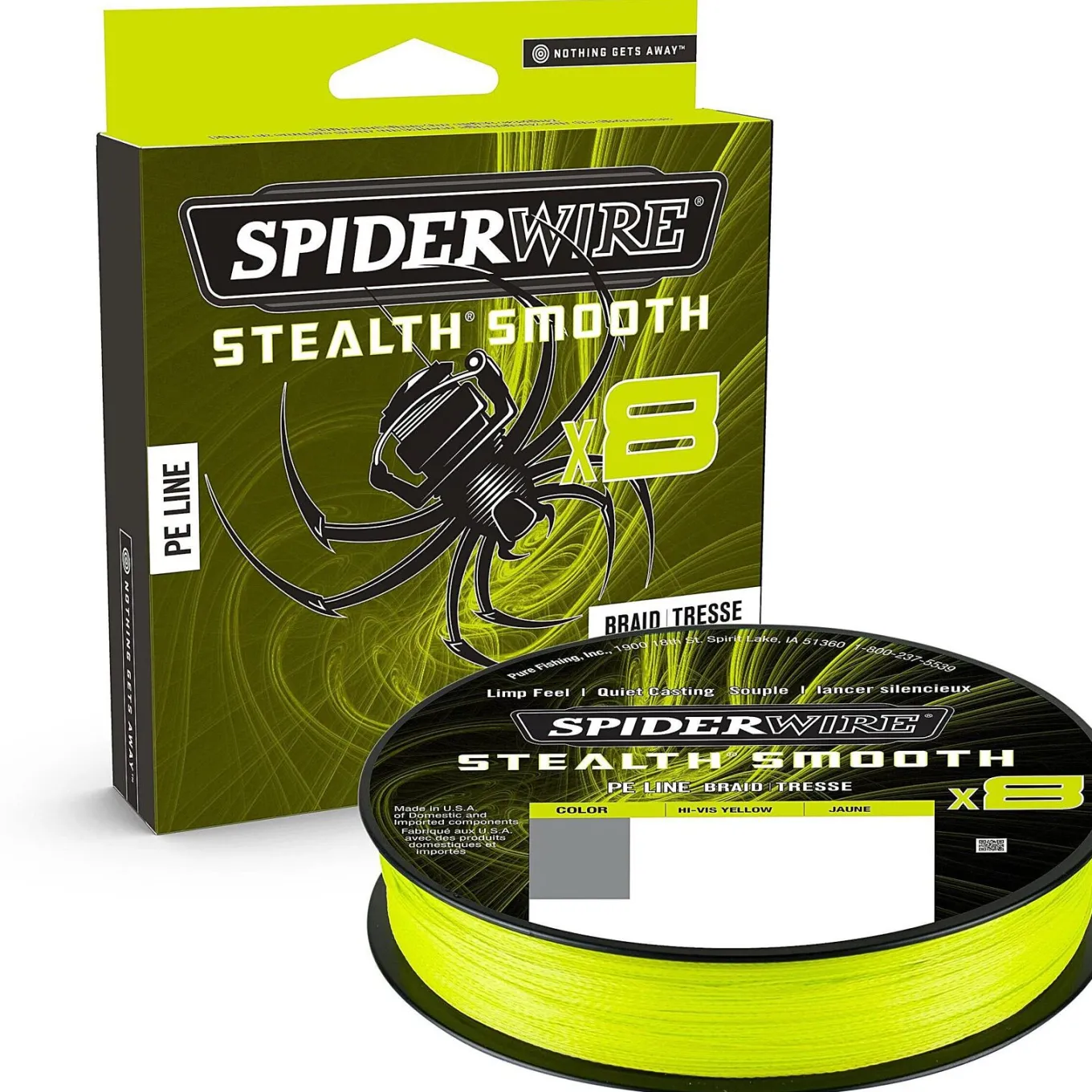 Spiderwire Stealth Smooth 8 Yellow
