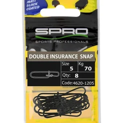 Spro Matt Double Insurance Lock Snap Size1 15kg