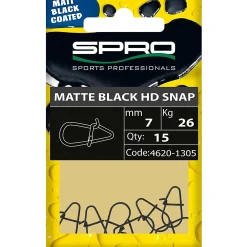 Spro Matte Black HD Snap